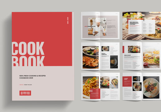 Cookbook Brochure Template