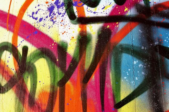 Fototapeta graffiti on the wall