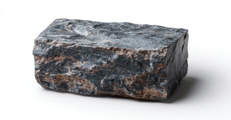 Dark gray stone rectangular block