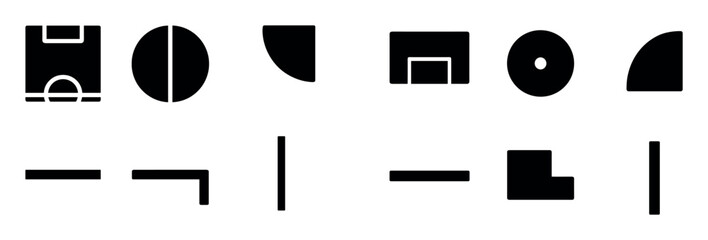 Football Field Icons