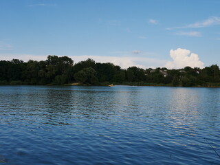 Tranquil Lake on a Summer Day