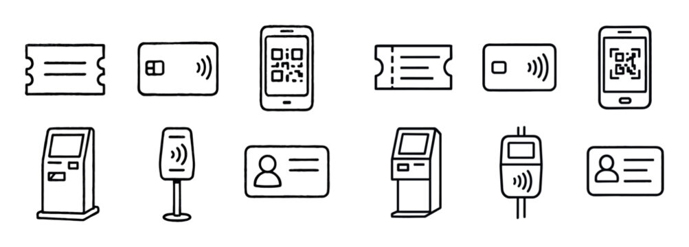 Public Transport Icons