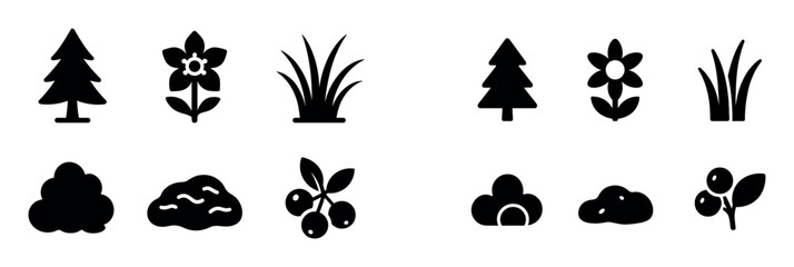 Mountain Flora Icons