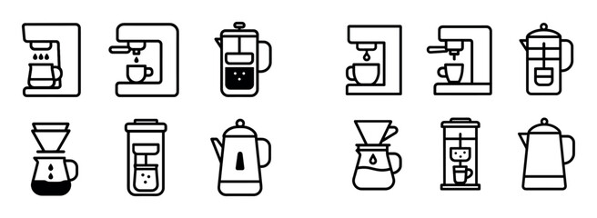 Minimalist Coffee Icons