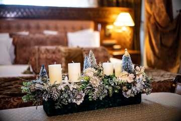 Beautiful Christmas gifts. Homemade alternative Christmas trees. Decor and decoration.