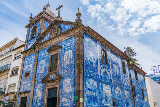 Capela das Almas (Chapel of Souls) in Porto, Portugal