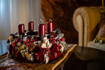 Beautiful Christmas gifts. Homemade alternative Christmas trees. Decor and decoration.