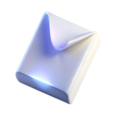 Shiny Sealed Email Message 3D Icon