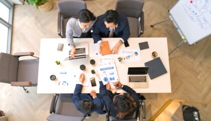 Business team meeting around table (1)