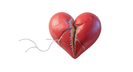 Broken Heart Sewn Together
