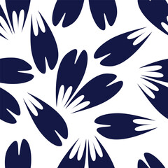 seamless abstract floral nature pattern Design