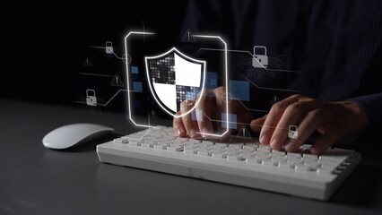 Cyber security protection and cyber security strategies against cyber threats, system hacks,...