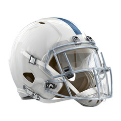 Fototapeta premium Football Helmet with Face Guard isolated on transparent background