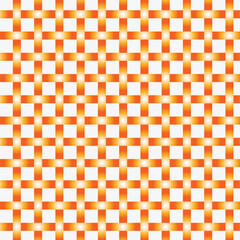 Orange Checkered Gradient Pattern Vector Seamless Abstract Background