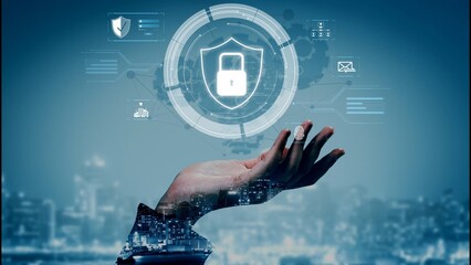 Cyber security protection and cyber security strategies against cyber threats, system hacks,...