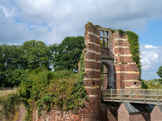 Obraz premium Ruin castle Batenburg, Gelderland province, The Netherlands