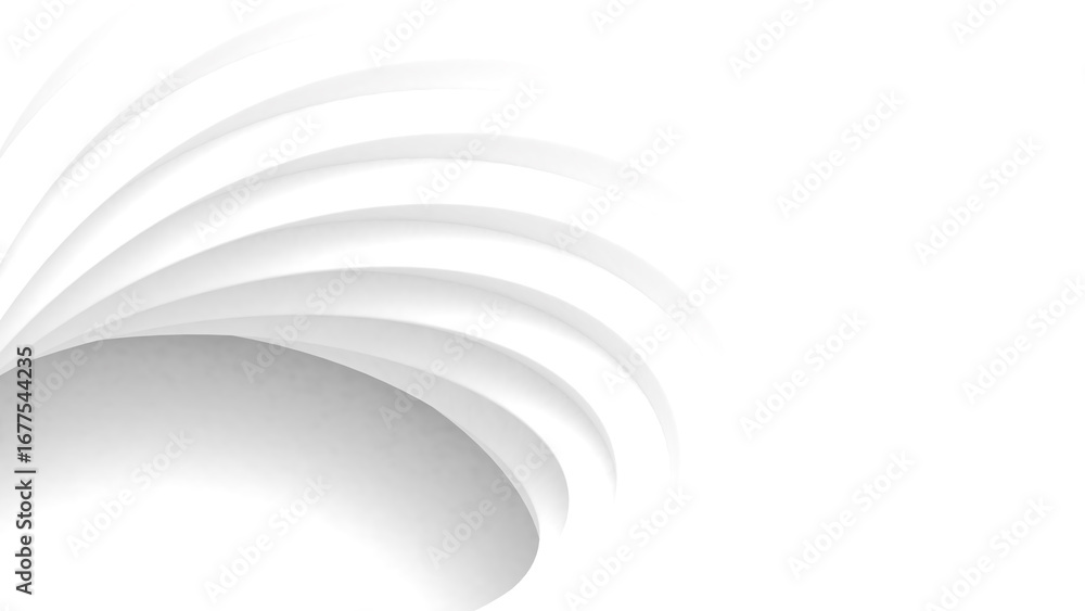 Poster abstract white spiral wave curve background. white curve structure background for graphic design. , 