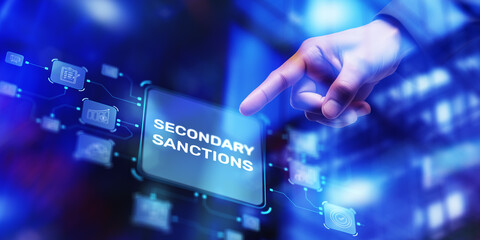 Secondary sanctions economic pressure to third-party entities bypassing primary restrictions