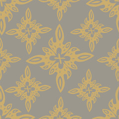 Abstract flower blooming design. Pattern with floral seamless. Grunge textured abstract art vector with flower and plants in watercolor style.