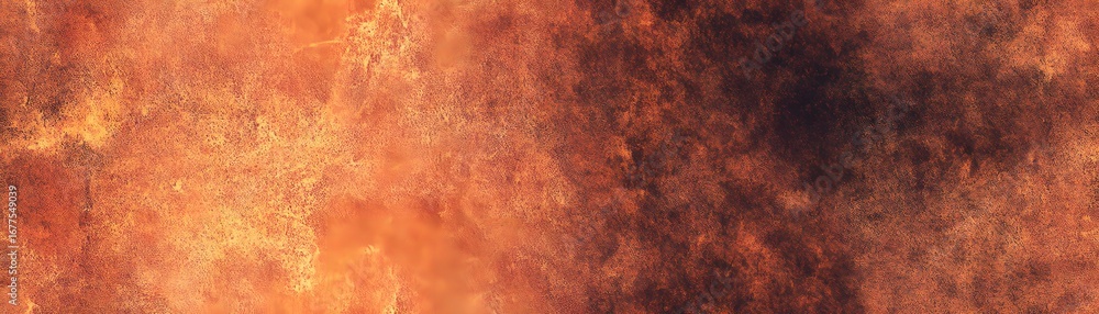 Poster a detailed image displays a textured, warm surface with hues of orange, brown, and gold. the surface