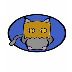 Simple vector of a cat