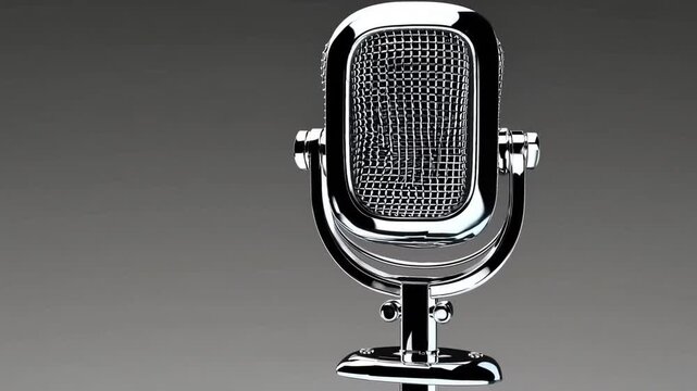 Three-Dimensionally Rendered Microphone for Broadcasting and News Reporting