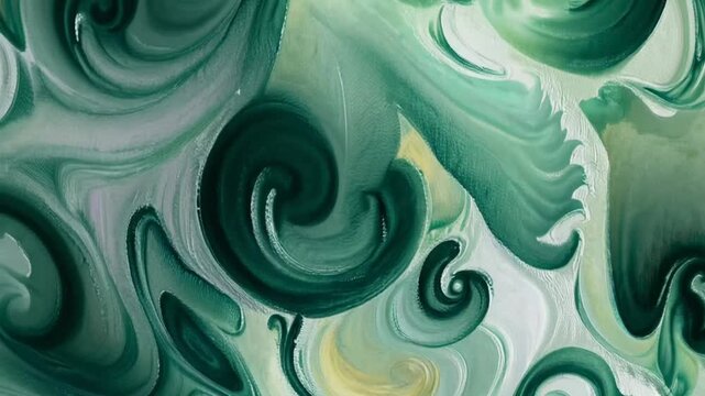 artistic background in verdant hue with textured painted appearance