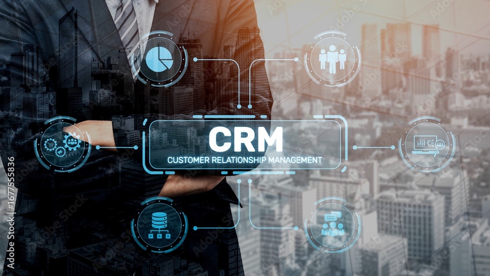 Poster crm platforms improve customer relationships through data analysis, crm communication tools, and aut