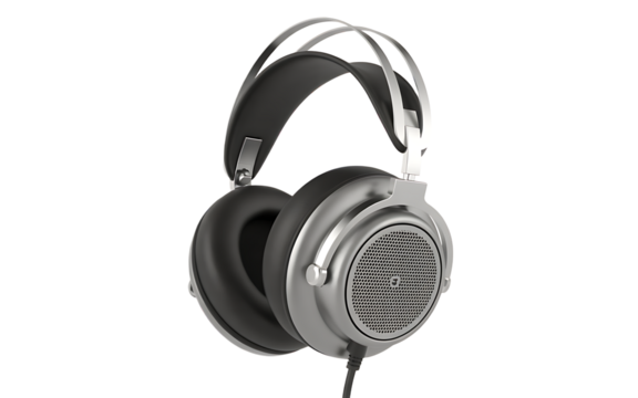 Modern headphones isolated on white isolated on transparent background