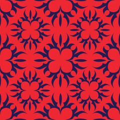 seamless abstract floral nature pattern Design