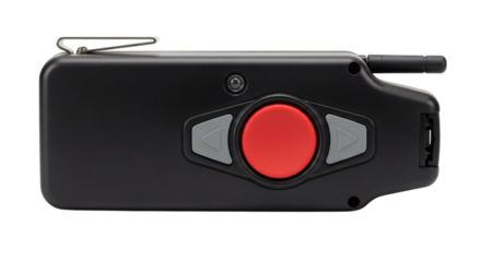 Detailed studio shot showcases remote trigger features clearly against a simple white backdrop perfectly.