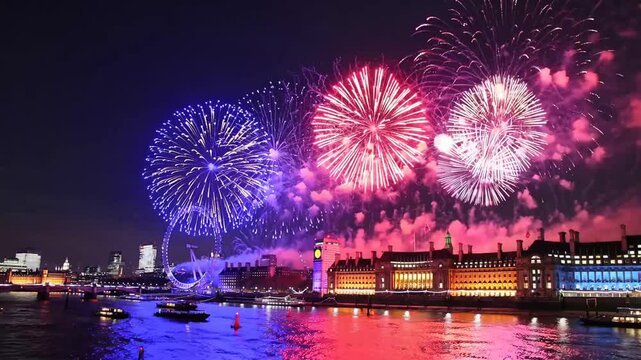 Pyrotechnic Exhibitions Held on the Commemoration of the Gunpowder Plot in the British Capital