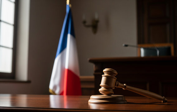 Marteau de la justice fran&ccedil;aise