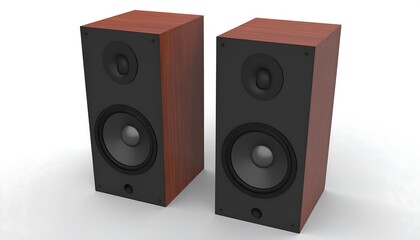 Two speakers in a studio shot