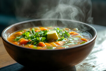 chicken soup with vegetables