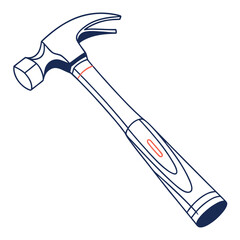 hammer isolated on white