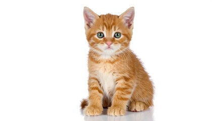 Cute ginger kitten