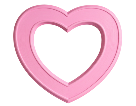 Firefly_peony flowers isolated on white - Firefly_Pink heart-shaped photo frame isolated on a transparent background; PNG  (2)