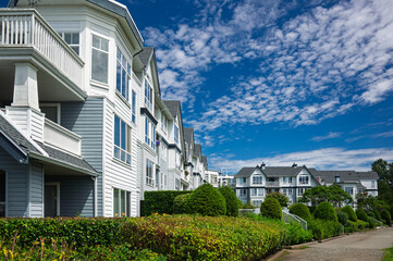 Residential complex in Richmond, British Columbia, Canada.