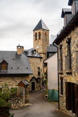 Fototapeta premium Beautiful Lanuza village, in Aragón (Spain)