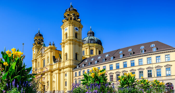 famous theatiner church in Munich