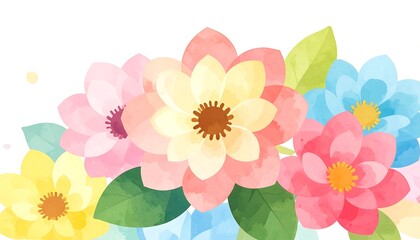 Colorful flower bouquet design