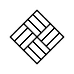 Rattan seamless pattern. Texture of the weave. Vector illustration. icon 	
