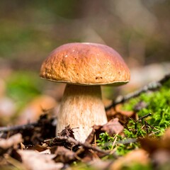 Forest mushroom close-up (4)
