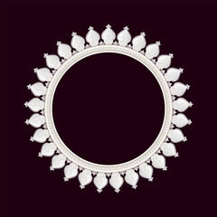 Durga Puja Circle border Border Decorations Durga Puja Frame Durga Puja Background	