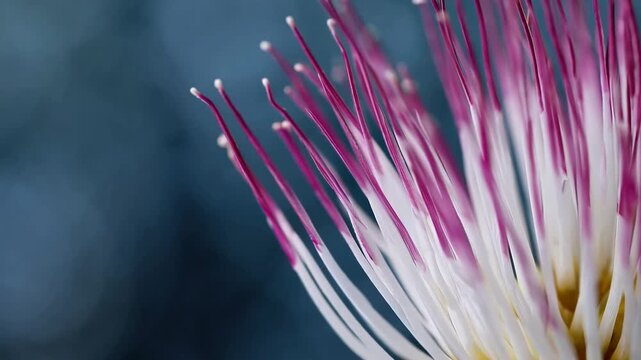 Blossom of the Lankaran Acacia Albizia Species. Detailed Close-Up graphy