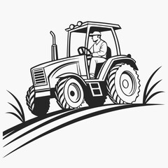 tractor with a tractor