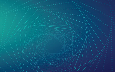 Abstract teal and deep blue pixelated gradient backdrop with subtle texture overlay white background