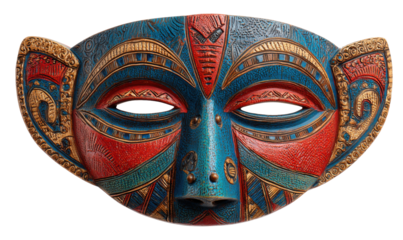 Colorful tribal mask
