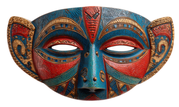 Colorful tribal mask